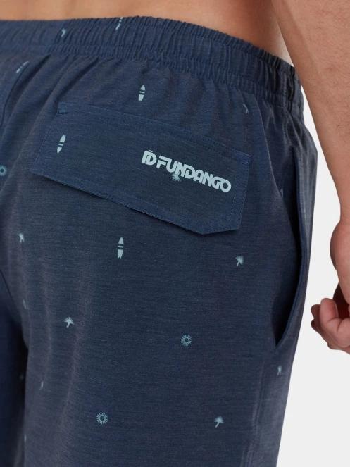boardshort pt. barbati Fundango Bono Print Boardshorts albastru inchis 6