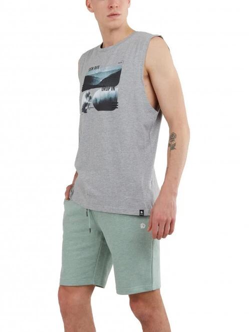 maiou pt. barbati Fundango Glader Tank-T gri 4