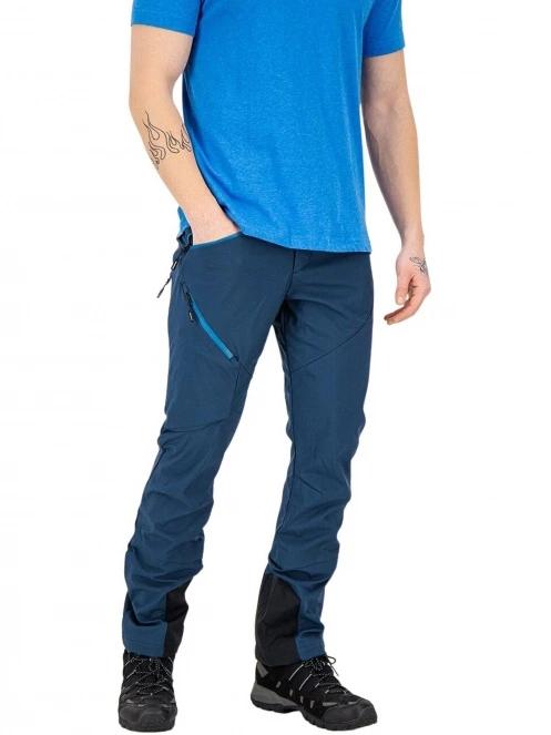 pantaloni de drumetie pt. barbati Fundango ROB Softshell Pants albastru inchis 2