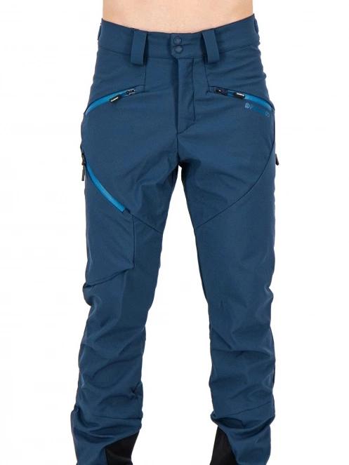 pantaloni de drumetie pt. barbati Fundango ROB Softshell Pants albastru inchis 5