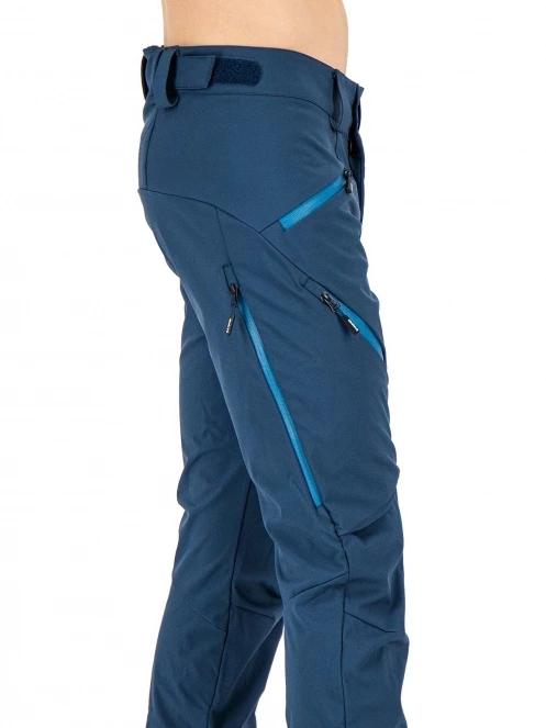 pantaloni de drumetie pt. barbati Fundango ROB Softshell Pants albastru inchis 7