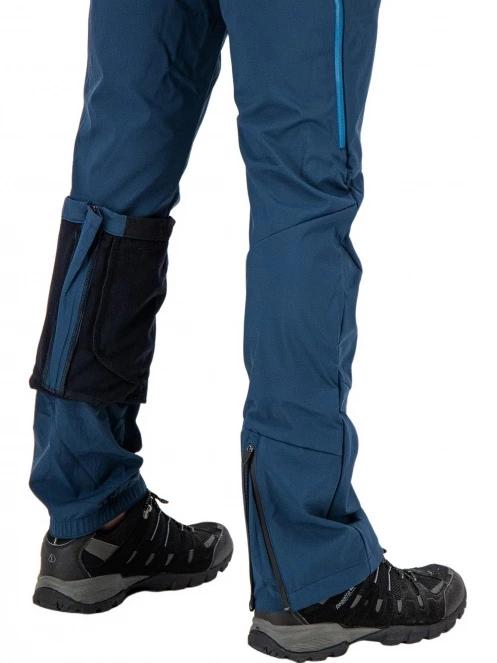 pantaloni de drumetie pt. barbati Fundango ROB Softshell Pants albastru inchis 8