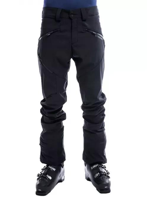 pantaloni de drumetie pt. barbati Fundango ROB Softshell Pants negru 2