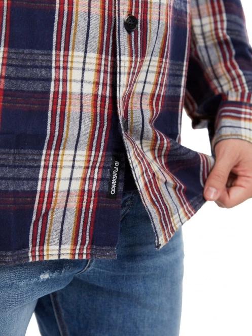 camasa cu maneci lungi pt. barbati Fundango Harris Shirt albastru inchis 6