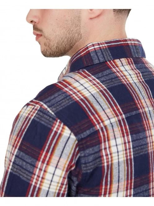 camasa cu maneci lungi pt. barbati Fundango Harris Shirt albastru inchis 8