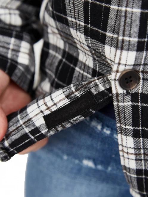 jacheta camasa pt. barbati Fundango Roddy Lined Shirt negru 7