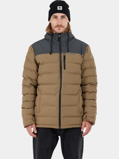 geaca matlasata de tranzitie pt. barbati Fundango Passat Padded Jacket maro 2
