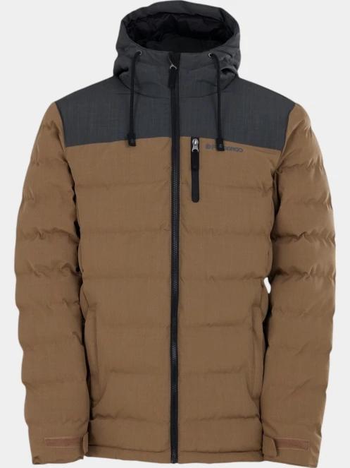 geaca matlasata de tranzitie pt. barbati Fundango Passat Padded Jacket maro 7