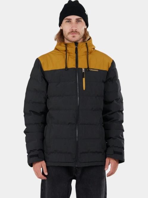 geaca matlasata de tranzitie pt. barbati Fundango Passat Padded Jacket negru 2