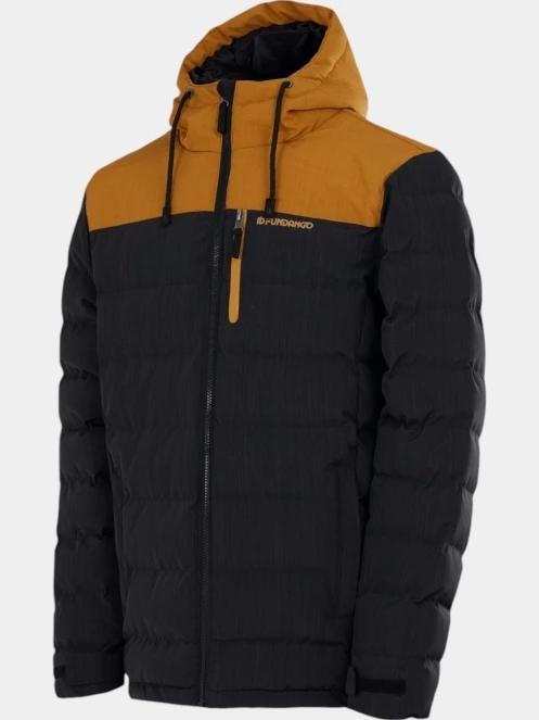 geaca matlasata de tranzitie pt. barbati Fundango Passat Padded Jacket negru 9