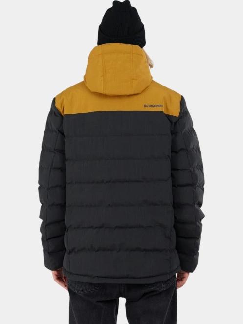 geaca matlasata de tranzitie pt. barbati Fundango Passat Padded Jacket negru 3
