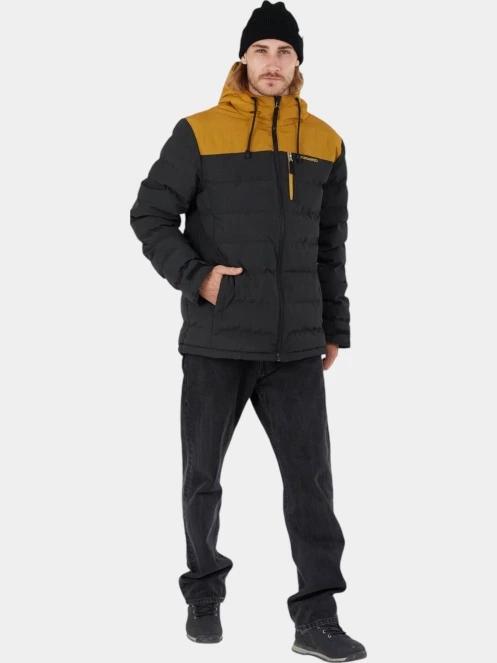 geaca matlasata de tranzitie pt. barbati Fundango Passat Padded Jacket negru 4