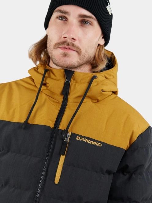 geaca matlasata de tranzitie pt. barbati Fundango Passat Padded Jacket negru 6