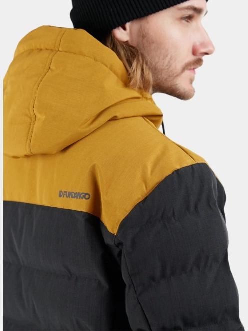 geaca matlasata de tranzitie pt. barbati Fundango Passat Padded Jacket negru 7