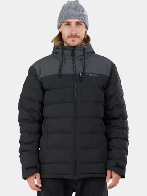 geaca matlasata de tranzitie pt. barbati Fundango Passat Padded Jacket negru 2