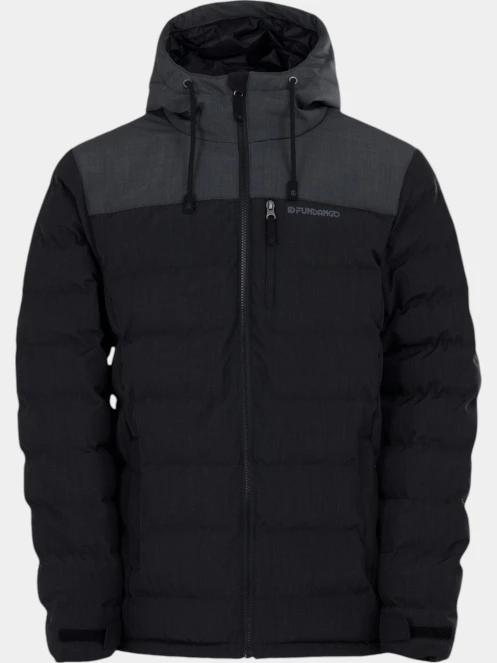 geaca matlasata de tranzitie pt. barbati Fundango Passat Padded Jacket negru 8