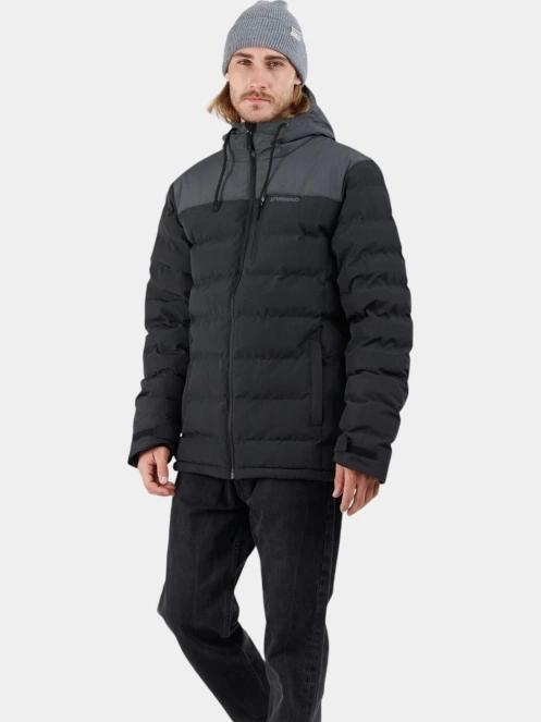 geaca matlasata de tranzitie pt. barbati Fundango Passat Padded Jacket negru 5