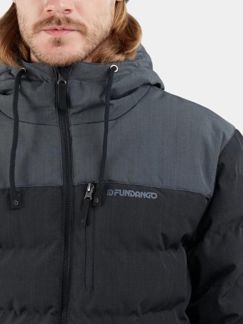 geaca matlasata de tranzitie pt. barbati Fundango Passat Padded Jacket negru 7