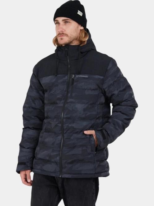 geaca matlasata de tranzitie pt. barbati Fundango Passat Padded Jacket gri 2