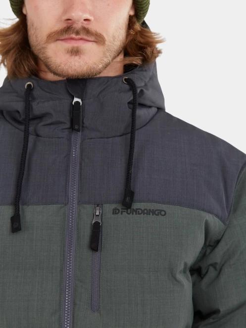 geaca matlasata de tranzitie pt. barbati Fundango Passat Padded Jacket verde 6