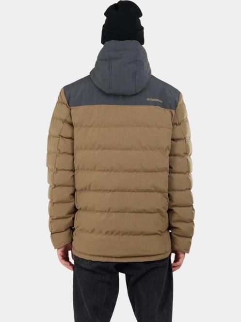 geaca matlasata de tranzitie pt. barbati Fundango Passat Padded Jacket maro 3