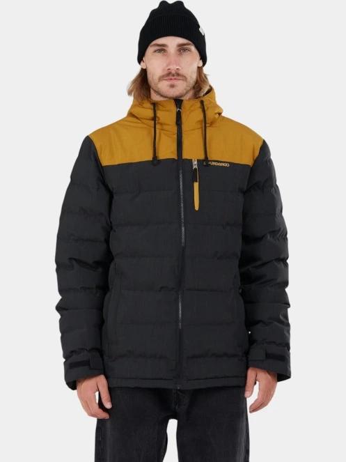 geaca matlasata de tranzitie pt. barbati Fundango Passat Padded Jacket negru 2
