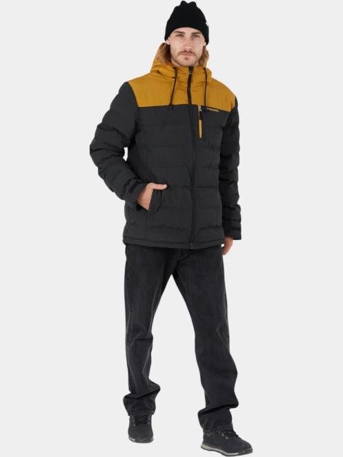 geaca matlasata de tranzitie pt. barbati Fundango Passat Padded Jacket negru 4