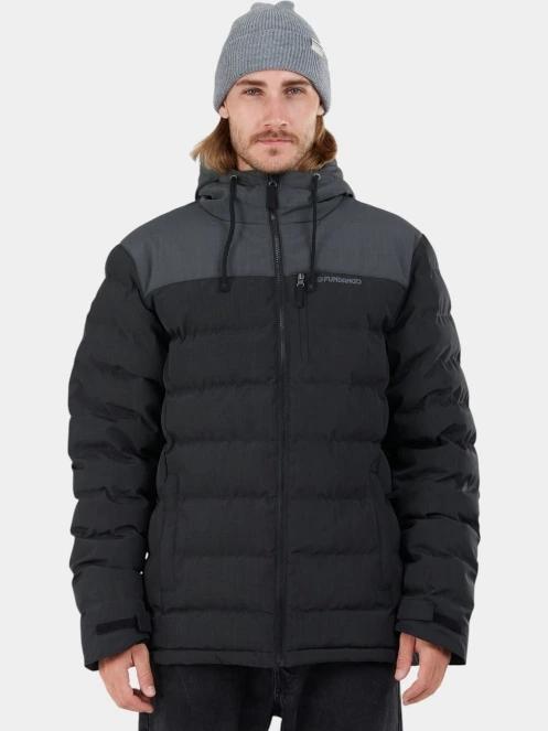 geaca matlasata de tranzitie pt. barbati Fundango Passat Padded Jacket gri 2