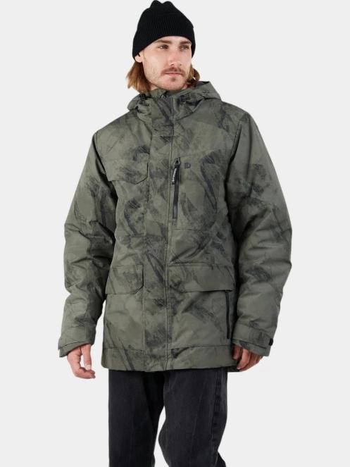 jacheta de iarna pt. barbati Fundango Perill Parka Jacket oliv 2