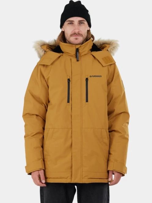 jacheta de iarna pt. barbati Fundango Spirit Parka Jacket galben 2