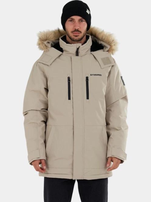 jacheta de iarna pt. barbati Fundango Spirit Parka Jacket nisip 2