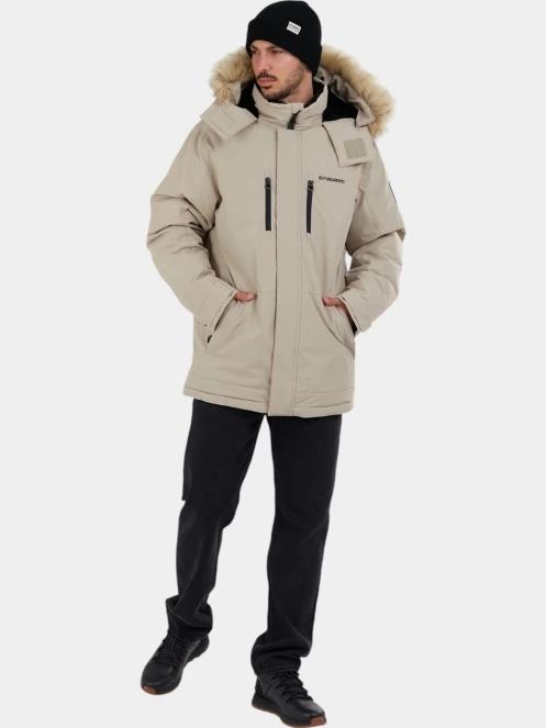 jacheta de iarna pt. barbati Fundango Spirit Parka Jacket nisip 4