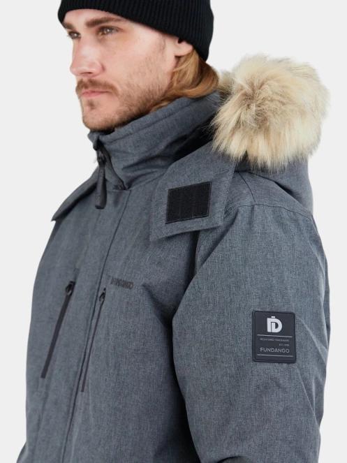 jacheta de iarna pt. barbati Fundango Spirit Parka Jacket gri 6