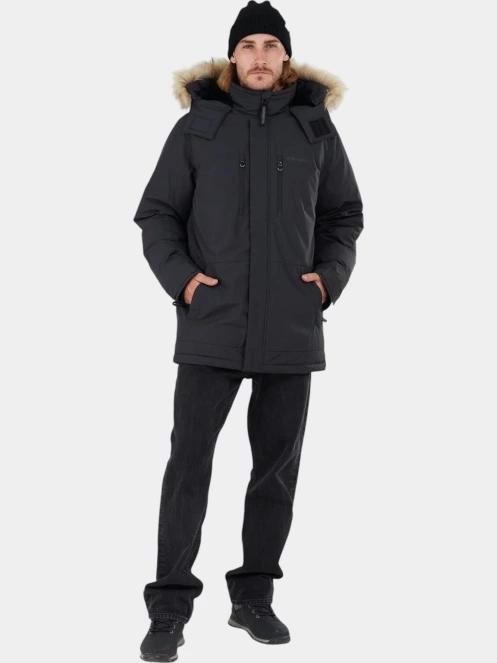 jacheta de iarna pt. barbati Fundango Spirit Parka Jacket negru 4