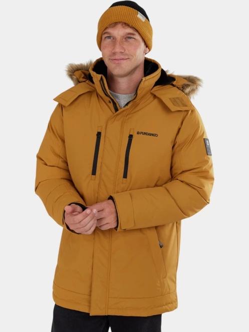 jacheta de iarna pt. barbati Fundango Spirit Parka Jacket galben 2