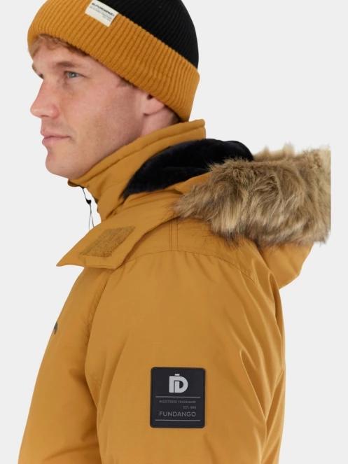jacheta de iarna pt. barbati Fundango Spirit Parka Jacket galben 6
