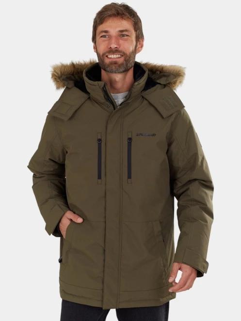 jacheta de iarna pt. barbati Fundango Spirit Parka Jacket oliv 2