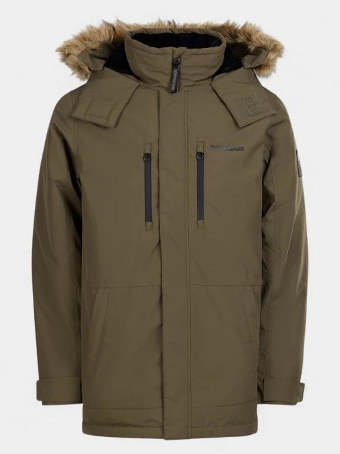 jacheta de iarna pt. barbati Fundango Spirit Parka Jacket oliv 9
