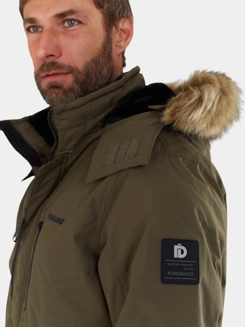 jacheta de iarna pt. barbati Fundango Spirit Parka Jacket oliv 6