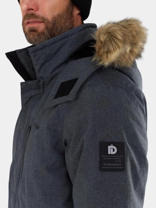 jacheta de iarna pt. barbati Fundango Spirit Parka Jacket gri 8