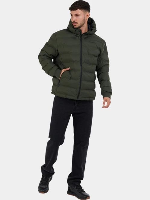 jacheta de primavara pt. barbati Fundango Patriot Padded Jacket oliv 4