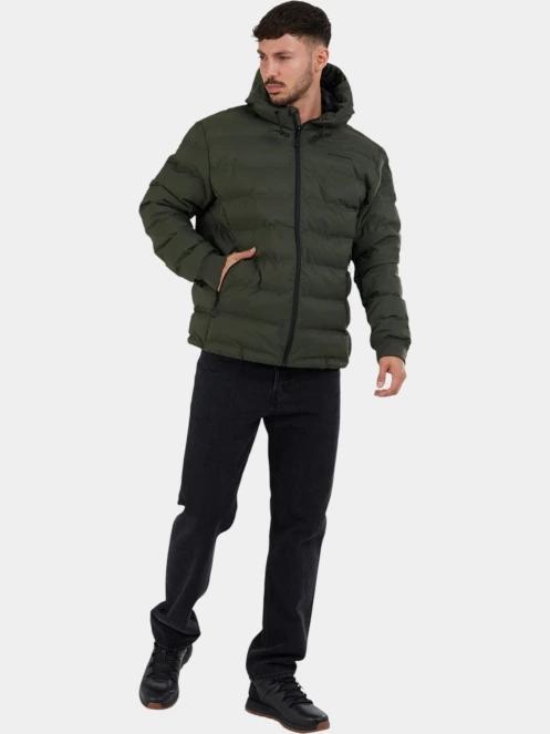 geaca matlasata de tranzitie pt. barbati Fundango Patriot Padded Jacket oliv 4