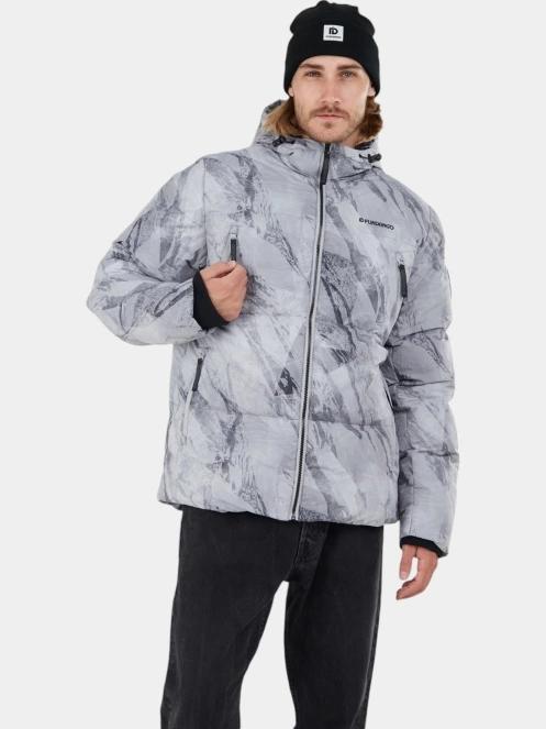 jacheta de primavara pt. barbati Fundango Ewan Puffer Jacket gri 5