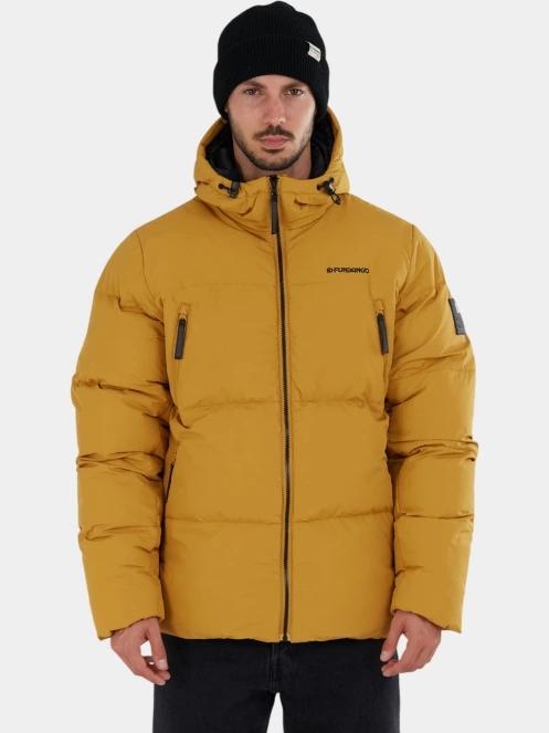 jacheta de primavara pt. barbati Fundango Ewan Puffer Jacket galben 2