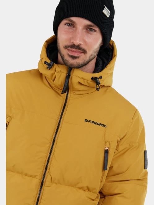 jacheta de primavara pt. barbati Fundango Ewan Puffer Jacket galben 5