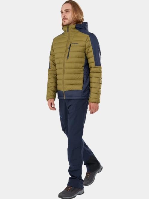 geaca matlasata de tranzitie pt. barbati Fundango Matt Hooded Jacket verde 4
