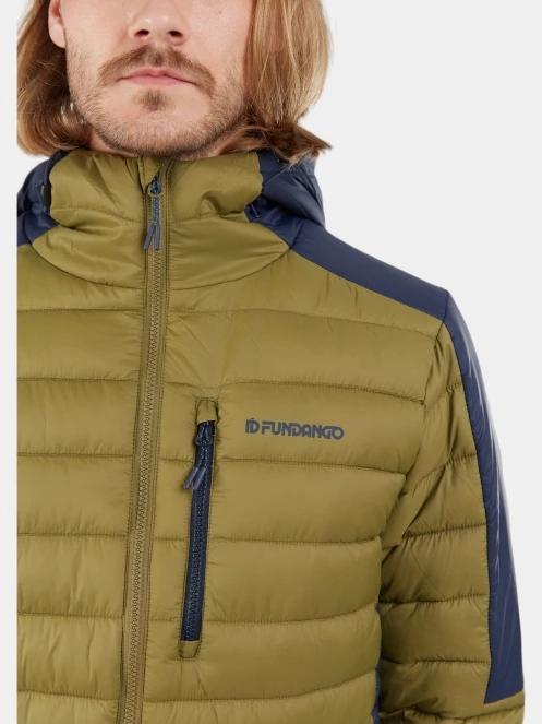 geaca matlasata de tranzitie pt. barbati Fundango Matt Hooded Jacket verde 6