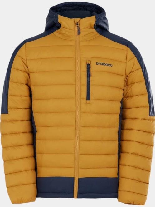 geaca matlasata de tranzitie pt. barbati Fundango Matt Hooded Jacket galben 8