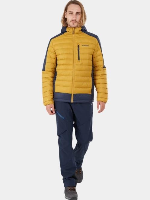 geaca matlasata de tranzitie pt. barbati Fundango Matt Hooded Jacket galben 4