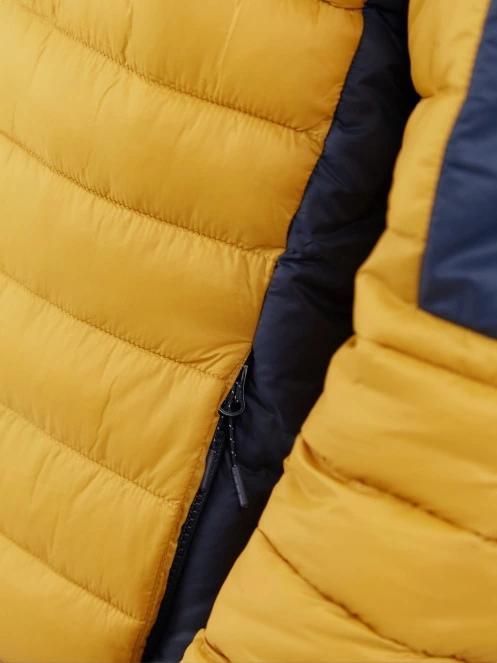geaca matlasata de tranzitie pt. barbati Fundango Matt Hooded Jacket galben 7